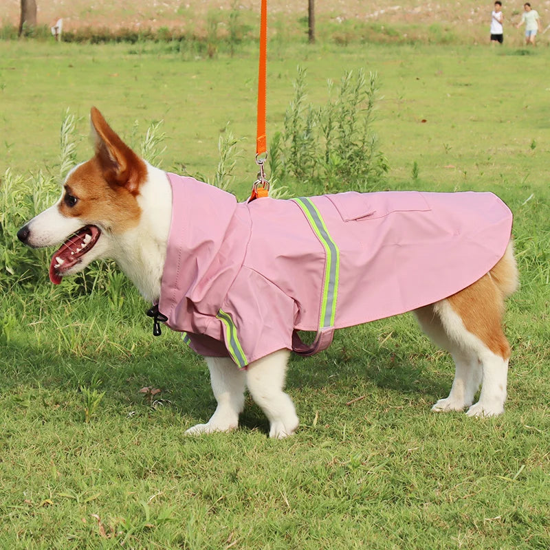 Waterproof Raincoat with Hood and Reflective Details for those Big Adventures Outdoors