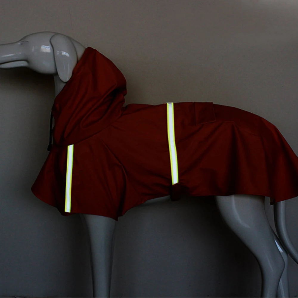 Waterproof Raincoat with Hood and Reflective Details for those Big Adventures Outdoors