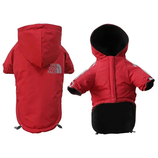 Reflective Waterproof Dog Coat – Warm Hooded Jacket for Small Dogs