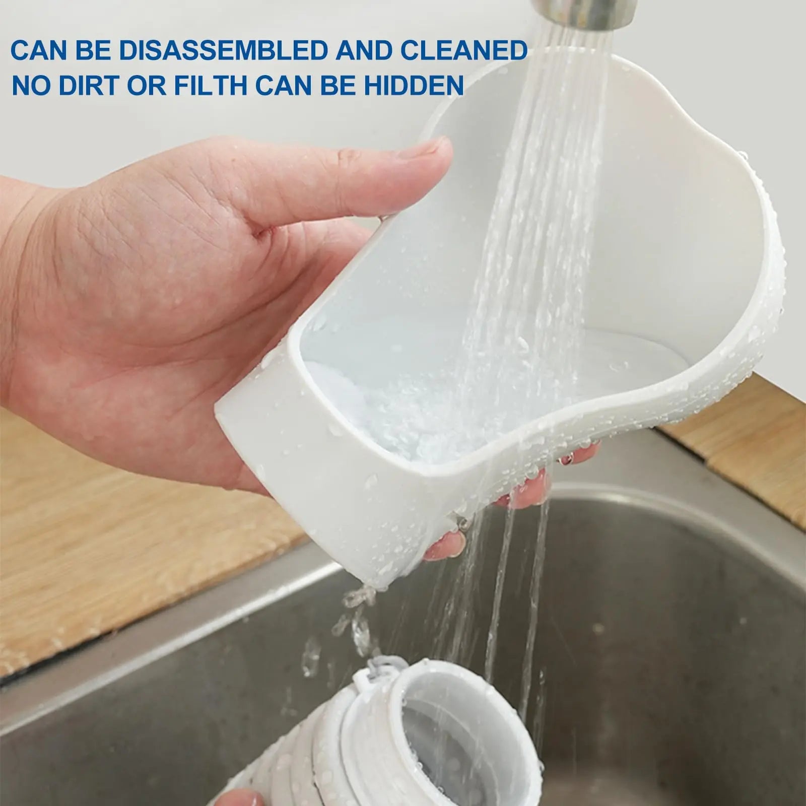 Foldable Dog Water Bottle 550ml – Leak-Proof Travel Water Dispenser