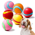 Load image into Gallery viewer, 6-Pack Squeaky Dog Ball Toys – Interactive TPR Chew Toys for Teeth Cleaning & Play
