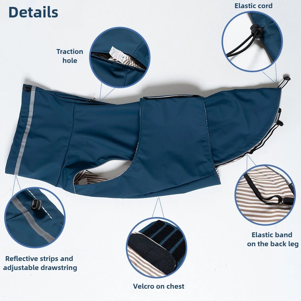 Waterproof & Dustproof Dog Jacket for Outdoor Adventures