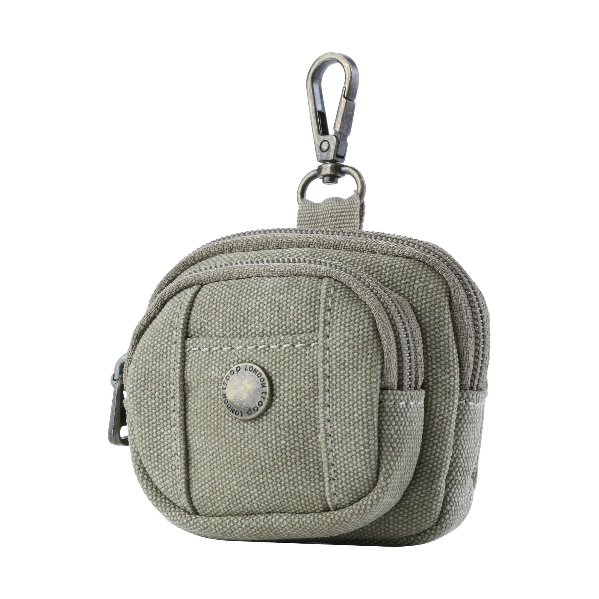 Canvas Mini Dog Walking Bag Charm | Hands-Free Treat & Poo Bag Pouch | 8 Colours