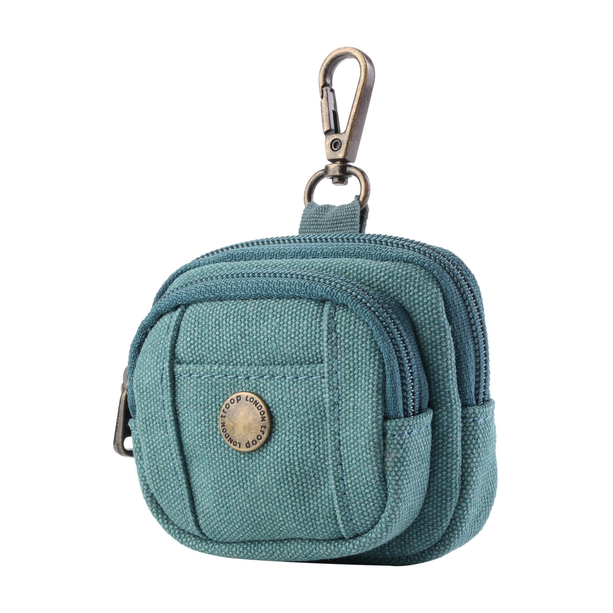 Canvas Mini Dog Walking Bag Charm | Hands-Free Treat & Poo Bag Pouch | 8 Colours