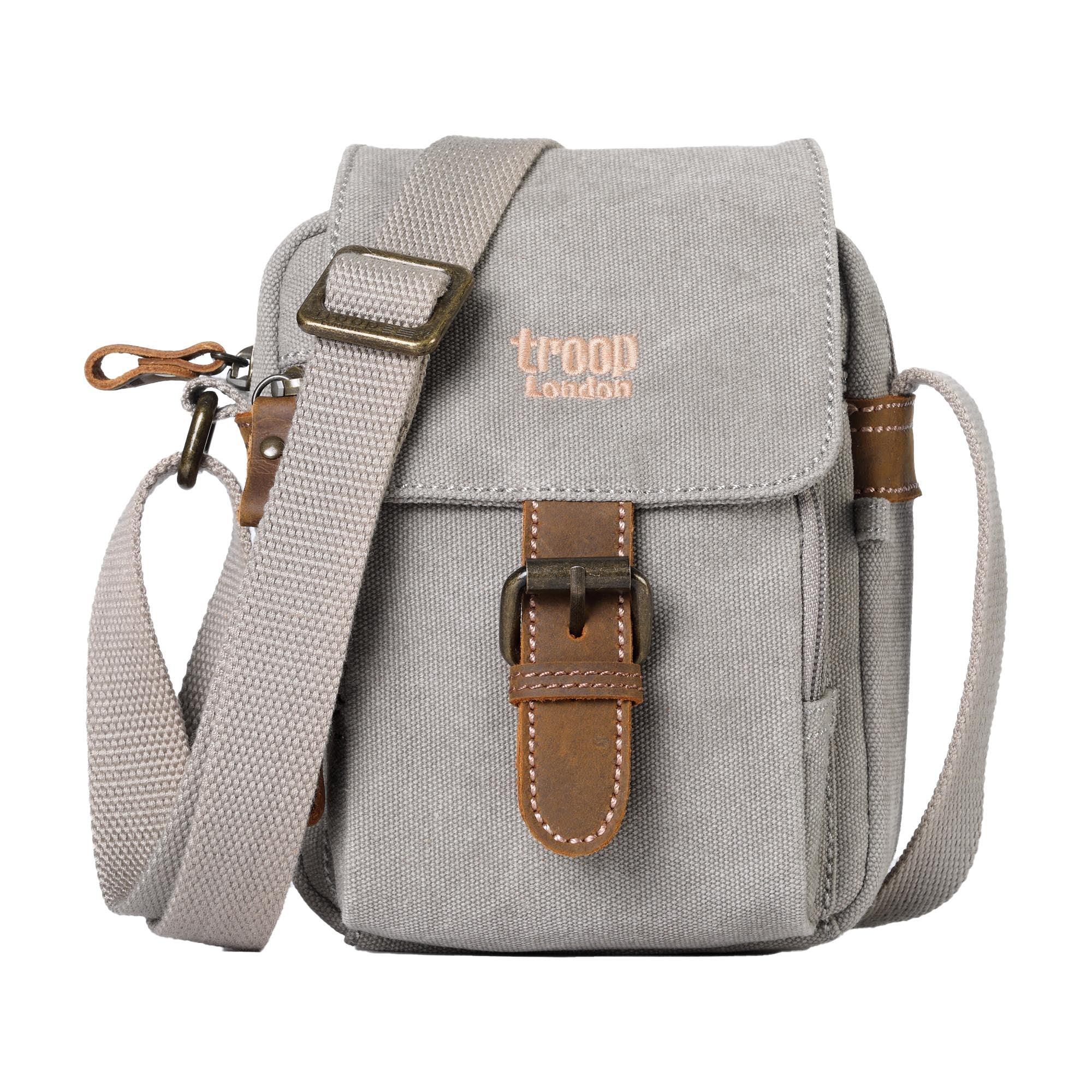 Mini Classic Canvas Across Body Dog Walking Bag | Compact Travel Pouch | 11 Colours