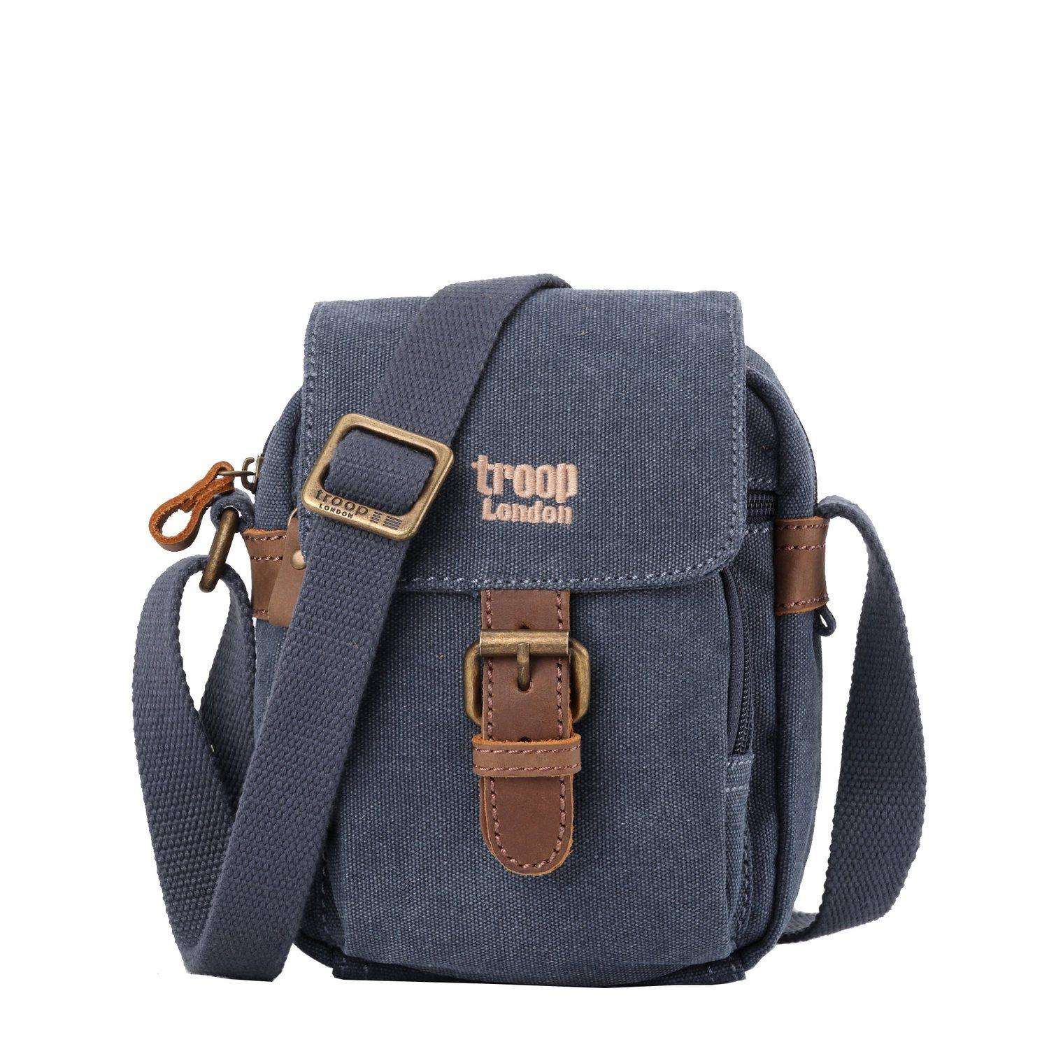 Mini Classic Canvas Across Body Dog Walking Bag | Compact Travel Pouch | 11 Colours