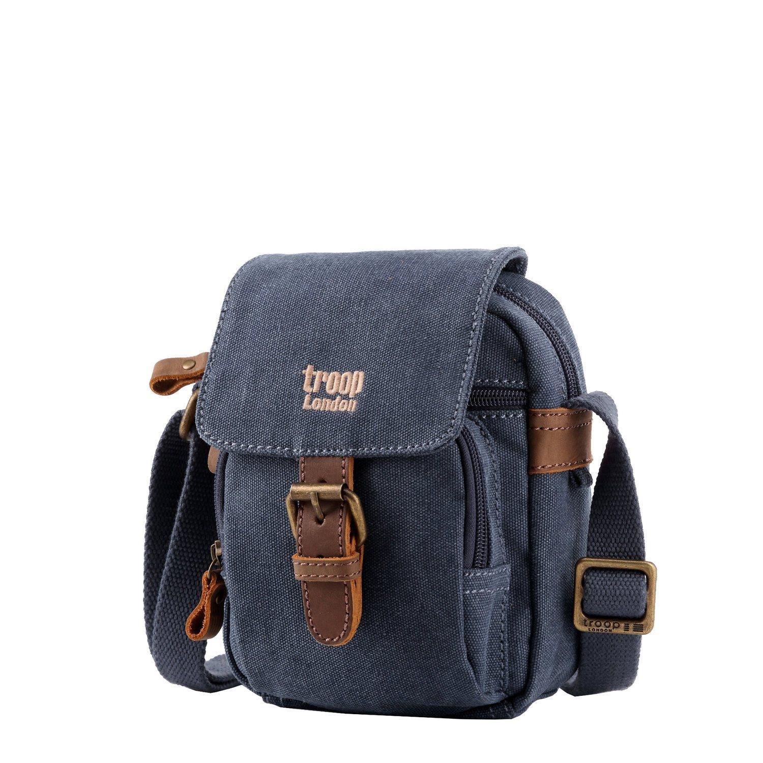 Mini Classic Canvas Across Body Dog Walking Bag | Compact Travel Pouch | 11 Colours