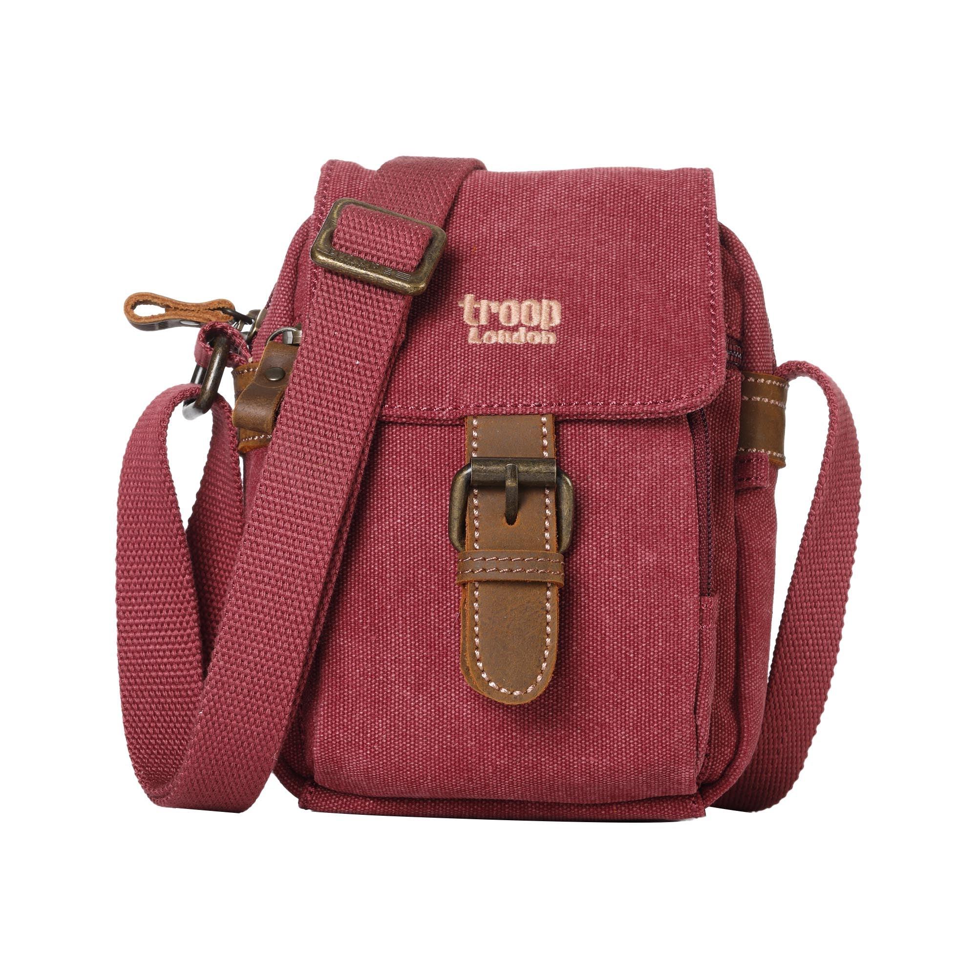 Mini Classic Canvas Across Body Dog Walking Bag | Compact Travel Pouch | 11 Colours