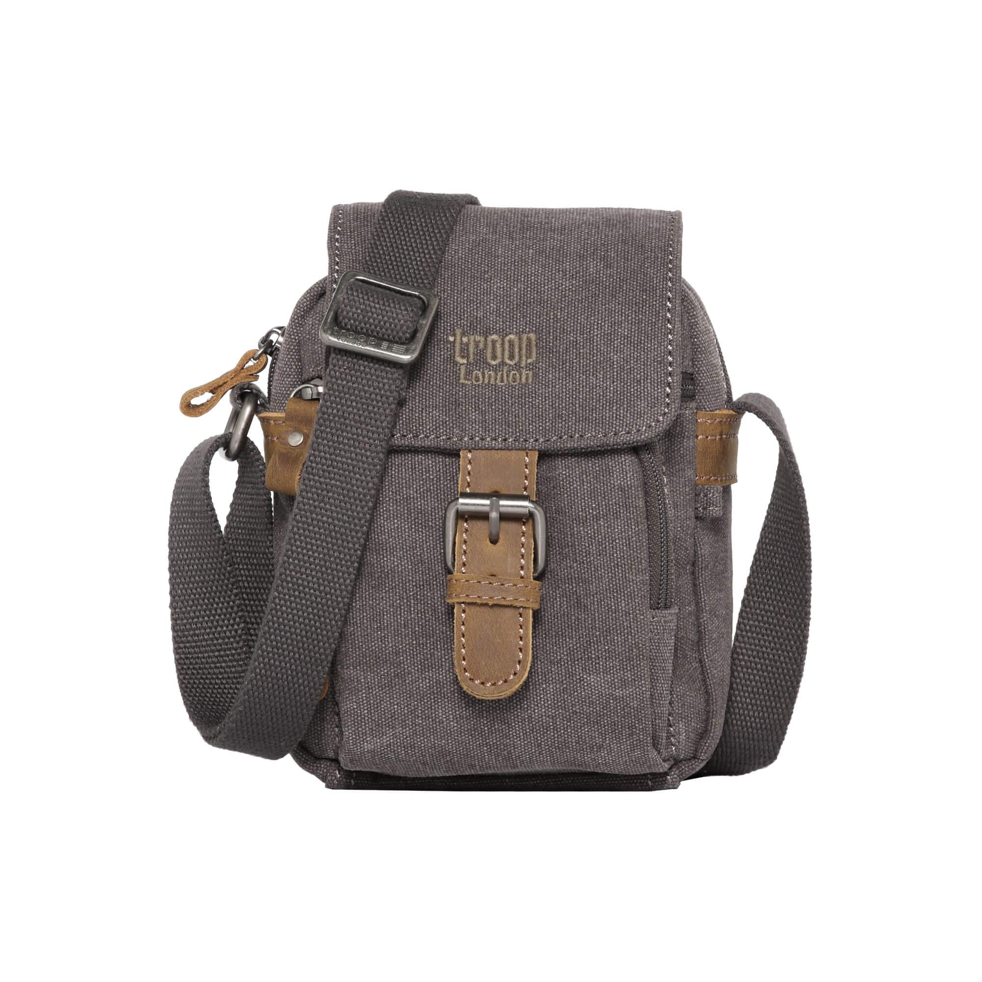 Mini Classic Canvas Across Body Dog Walking Bag | Compact Travel Pouch | 11 Colours