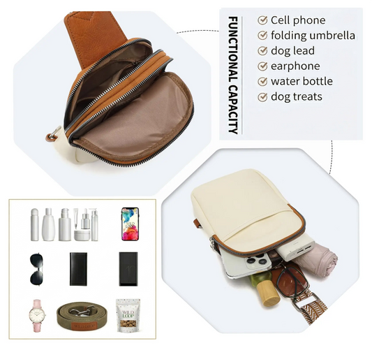 Smart Dog Walking Bag - Cross body Sling